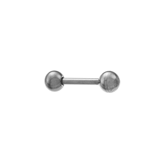 STUDEX Earring 181 (pair) - Barbell 16GA 3/8 4mm Surgical Stainless Steel