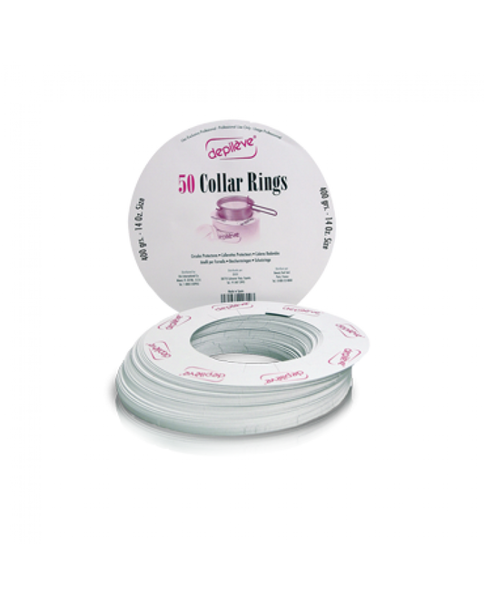 DEPILEVE Collar Rings 50gab./400g для банок / Кольца бумажные для нагревателя воска