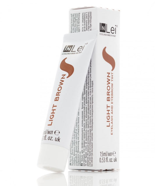 InLei® Краска для ресниц и бровей / светло-коричневая (LIGHT BROWN)