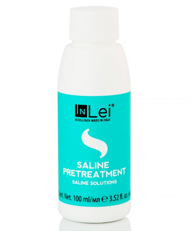 InLei® SALINE Pretreatment / Salt solution for degreasing eyelashes and eyebrows 100ml