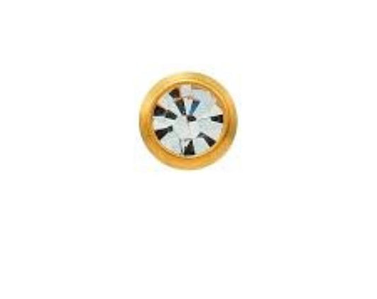 STUDEX Earring 141 (pair) - Bazel April Crystal 3mm Gold plated