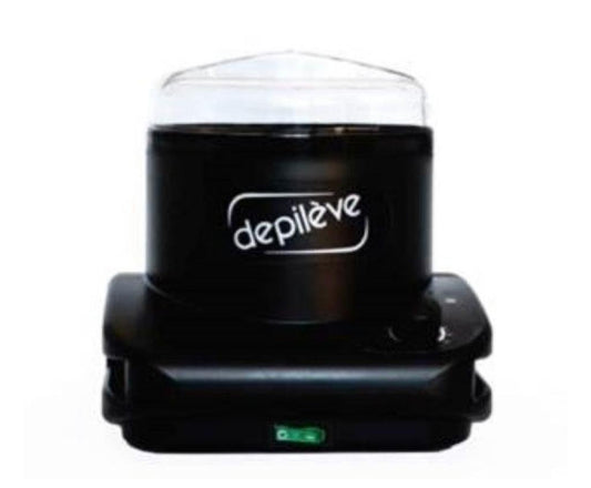 DEPILEVE DELUXE Wax Warmer black / Подогреватель воска для банок 400г, черный, 220В