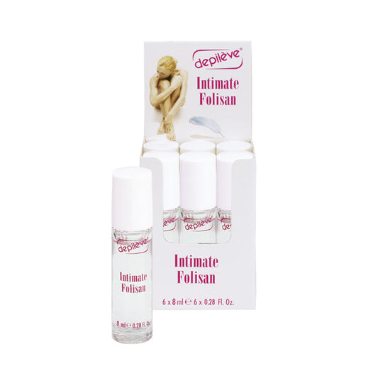 DEPILEVE Intimate Folisan 10ml / Product with a roller against hair growth after waxing